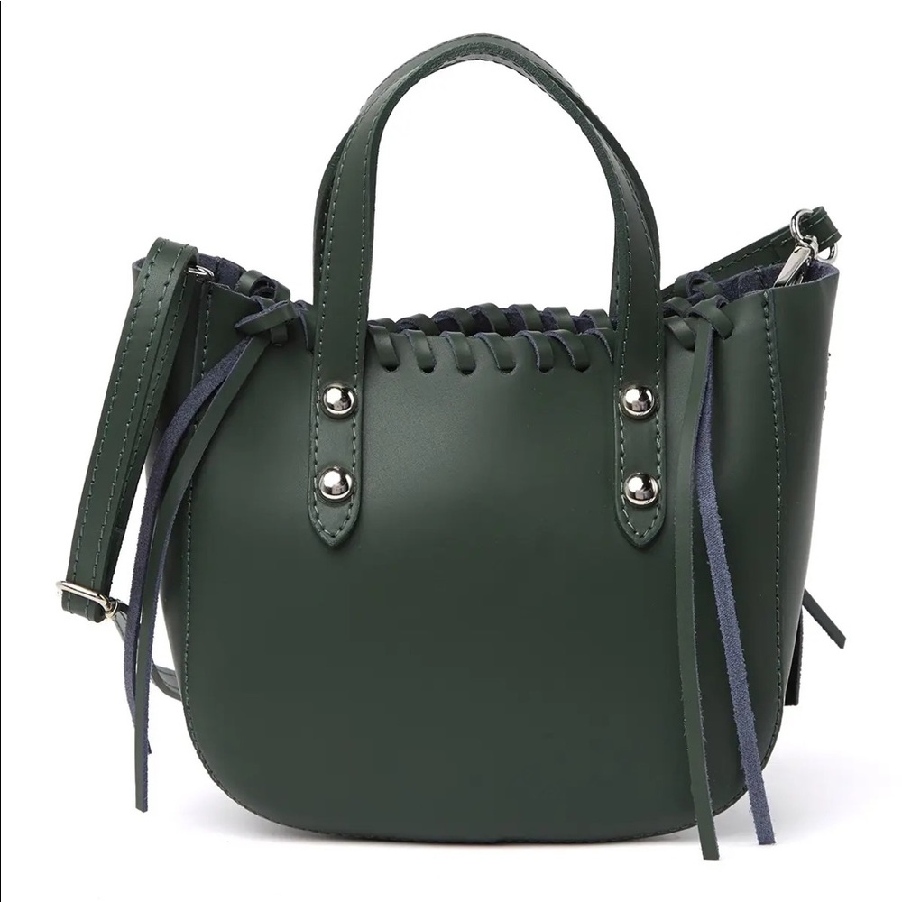 NWOT Giorgio Costa – Leather Braided Satchel Bag